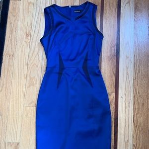 Karen Millen royal blue fitted dress